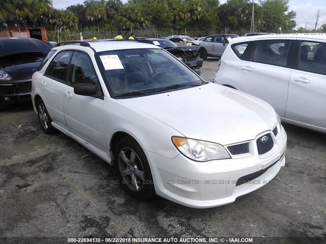 JF1GG61607H811458 - 2007 SUBARU IMPREZA 2.5I WHITE photo 1