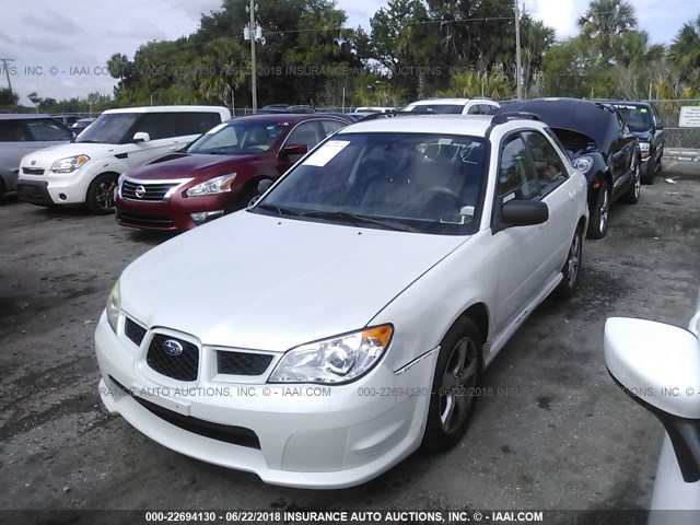 JF1GG61607H811458 - 2007 SUBARU IMPREZA 2.5I WHITE photo 2