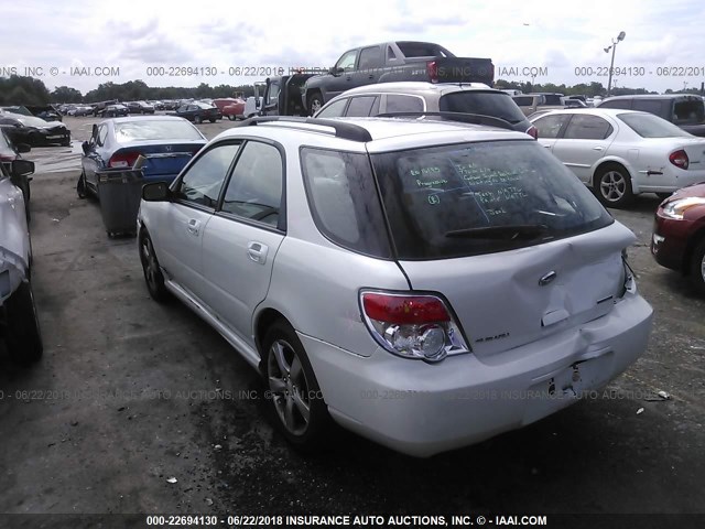 JF1GG61607H811458 - 2007 SUBARU IMPREZA 2.5I WHITE photo 3