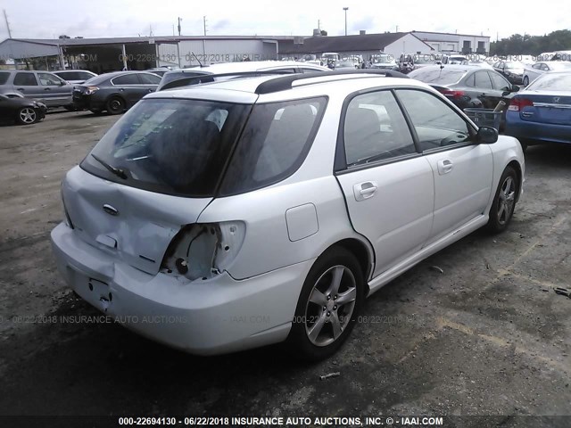 JF1GG61607H811458 - 2007 SUBARU IMPREZA 2.5I WHITE photo 4