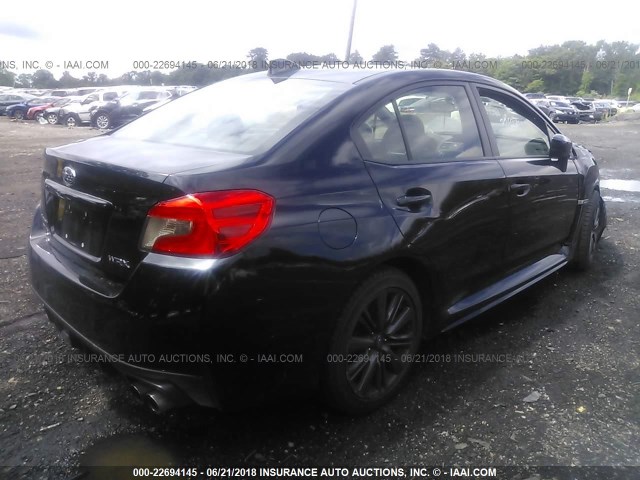 JF1VA1A63F9831028 - 2015 SUBARU WRX BLACK photo 4