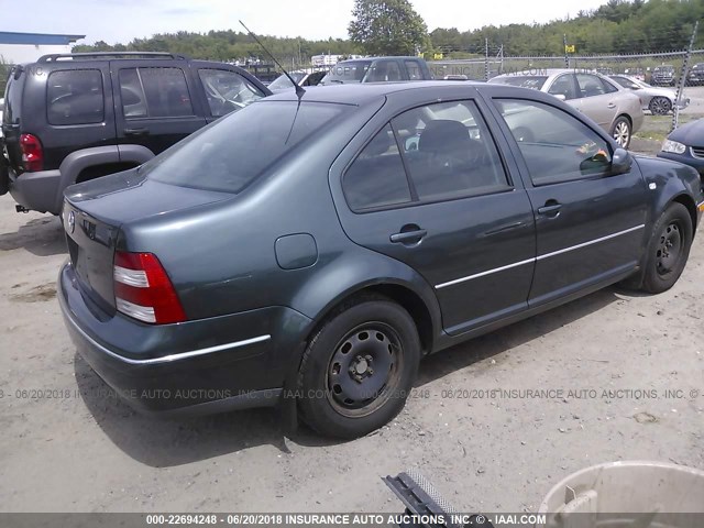 3VWRA69M45M018239 - 2005 VOLKSWAGEN JETTA GL GREEN photo 4