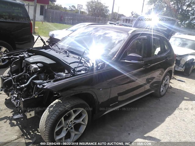 WBAVM1C58FV317315 - 2015 BMW X1 SDRIVE28I BLACK photo 2