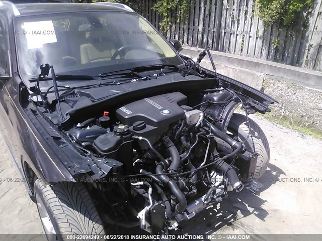 WBAVM1C58FV317315 - 2015 BMW X1 SDRIVE28I BLACK photo 6