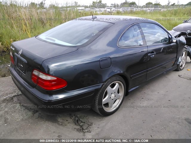 WDBLJ70G41T076285 - 2001 MERCEDES-BENZ CLK 430 GRAY photo 4