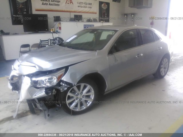 1G11E5SA7GF161616 - 2016 CHEVROLET MALIBU LIMITED LTZ Gümüş foto 2