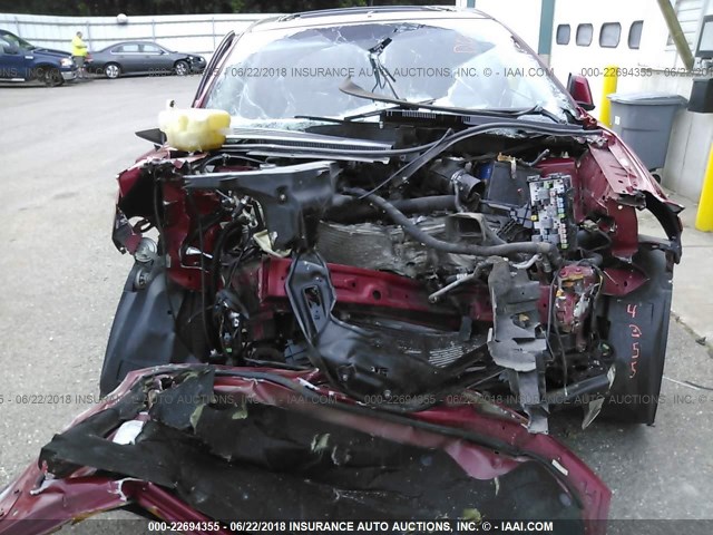 2FMDK39C68BA38266 - 2008 FORD EDGE LIMITED MAROON photo 6