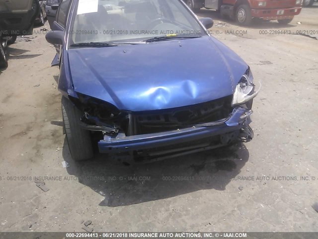 1HGES163X5L023767 - 2005 HONDA CIVIC DX VP 蓝色 照片 6