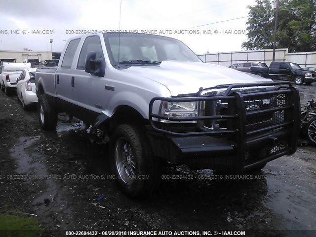 1FTWW31P06EC26203 - 2006 FORD F350 SRW SUPER DUTY SILVER photo 1