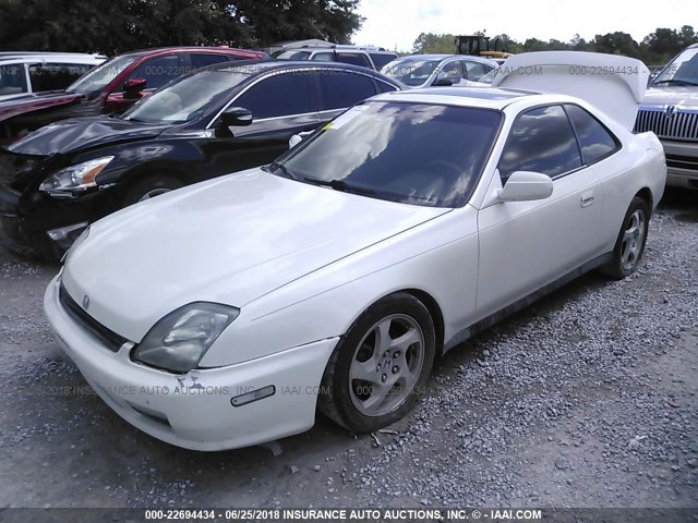 JHMBB6141WC012882 - 1998 HONDA PRELUDE WHITE photo 2