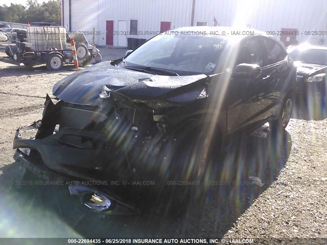 3CZRU5H52HM706995 - 2017 HONDA HR-V EX GREEN photo 2