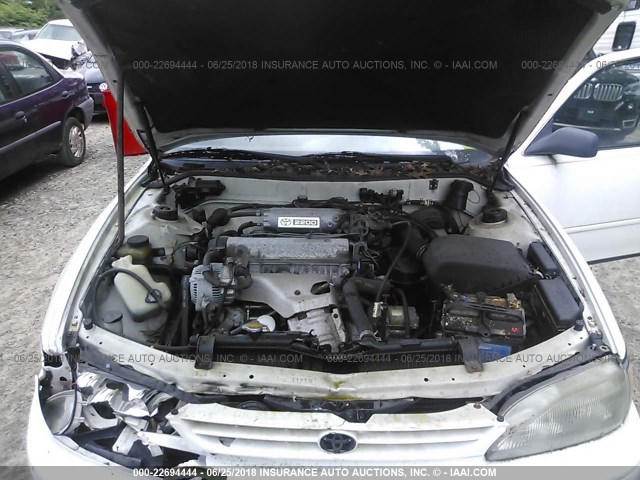 4T1BG12K3TU697259 - 1996 TOYOTA CAMRY DX/LE/XLE WHITE photo 10