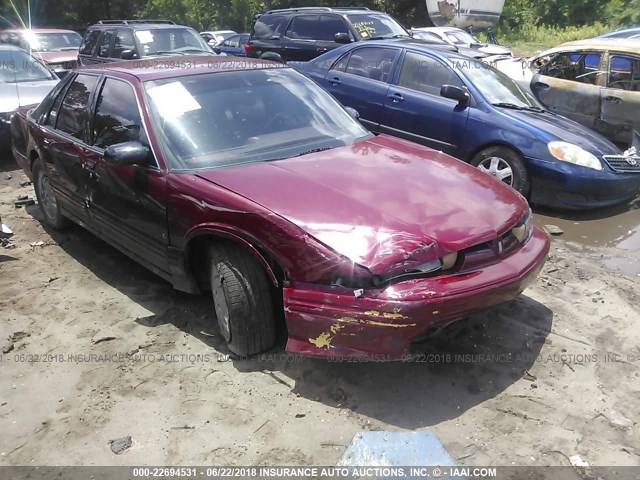 1G3WH54T7PD362835 - 1993 OLDSMOBILE CUTLASS SUPREME S RED photo 1