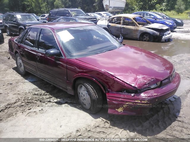 1G3WH54T7PD362835 - 1993 OLDSMOBILE CUTLASS SUPREME S RED photo 6