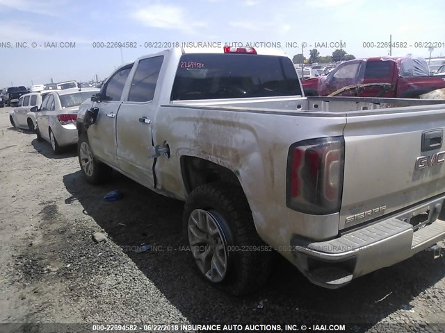 3GTU2NEC4HG459616 - 2017 GMC SIERRA K1500 SLT SILVER photo 3