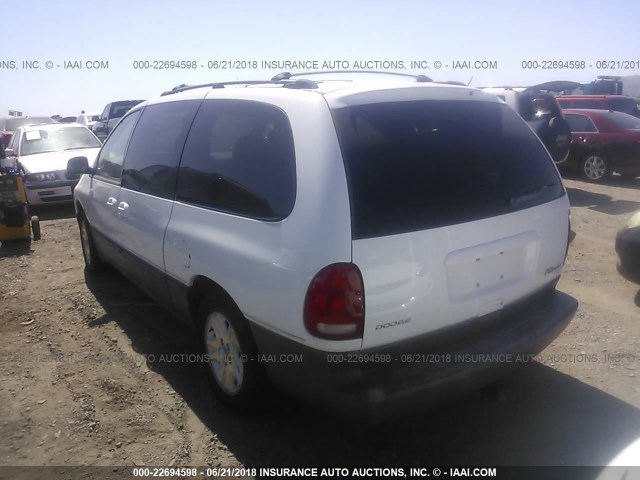 1B4GP54L5WB569139 - 1998 DODGE GRAND CARAVAN LE/ES WHITE photo 3