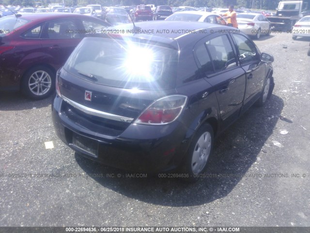 W08AR671985112492 - 2008 SATURN ASTRA XE BLACK photo 4