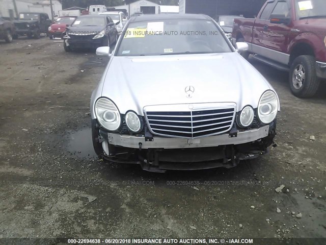 WDBUF77X98B267910 - 2008 MERCEDES-BENZ E 63 AMG 银色 照片 6