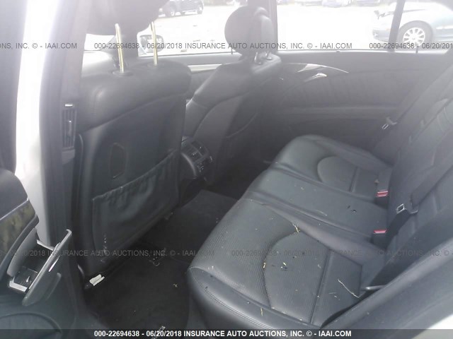 WDBUF77X98B267910 - 2008 MERCEDES-BENZ E 63 AMG 银色 照片 8