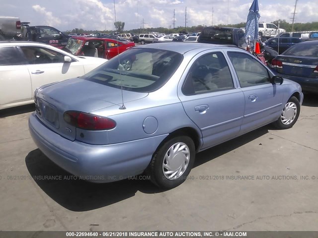 3FALP6532VM103526 - 1997 FORD CONTOUR GL/SPORT BLUE photo 4