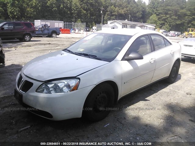 1G2ZF58B574179202 - 2007 PONTIAC G6 VALUE LEADER/BASE WHITE photo 2