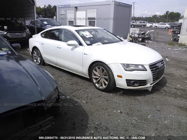 WAUYGAFC3CN131448 - 2012 AUDI A7 PREMIUM PLUS WHITE photo 1