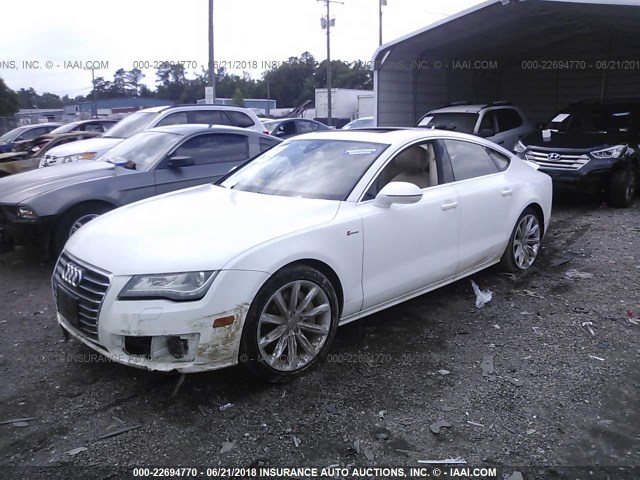 WAUYGAFC3CN131448 - 2012 AUDI A7 PREMIUM PLUS WHITE photo 6