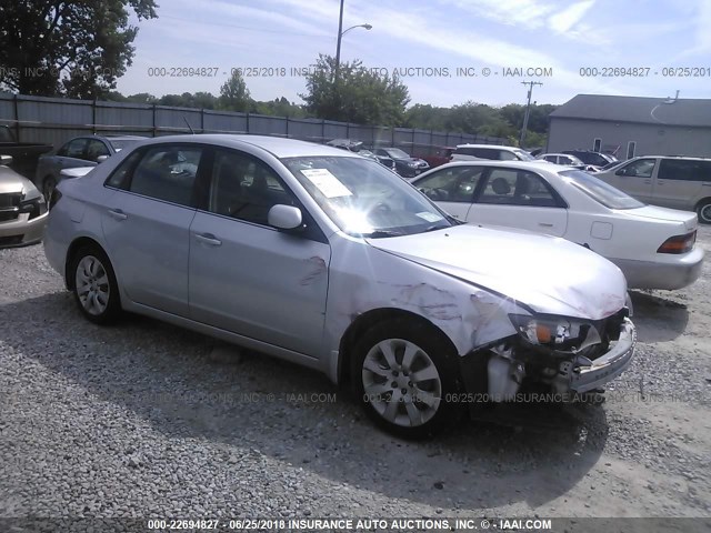 JF1GE6A64BH509198 - 2011 SUBARU IMPREZA 2.5I SILVER photo 1