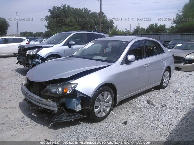 JF1GE6A64BH509198 - 2011 SUBARU IMPREZA 2.5I SILVER photo 2