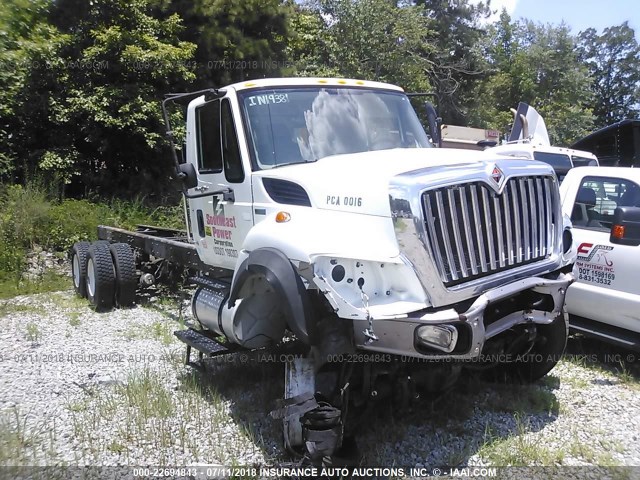 1HTWHAAT4DJ165456 - 2013 INTERNATIONAL 7000 7400 WHITE photo 1