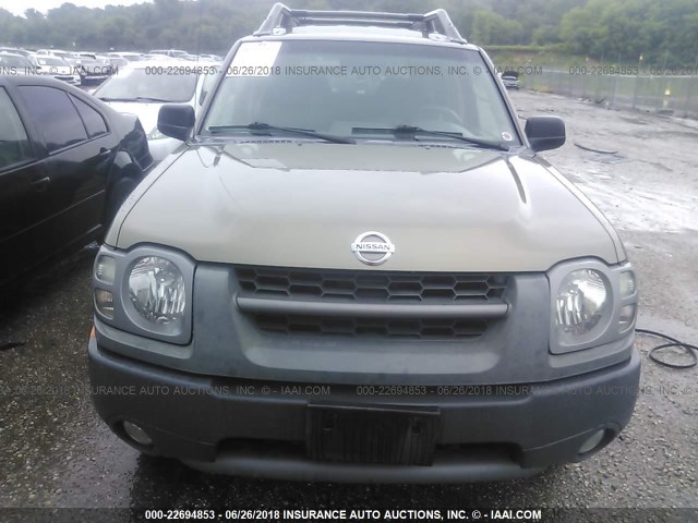 5N1ED28Y82C500551 - 2002 NISSAN XTERRA XE/SE GOLD photo 6