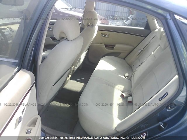 KMHFC46D08A335683 - 2008 HYUNDAI AZERA GLS BLUE photo 8