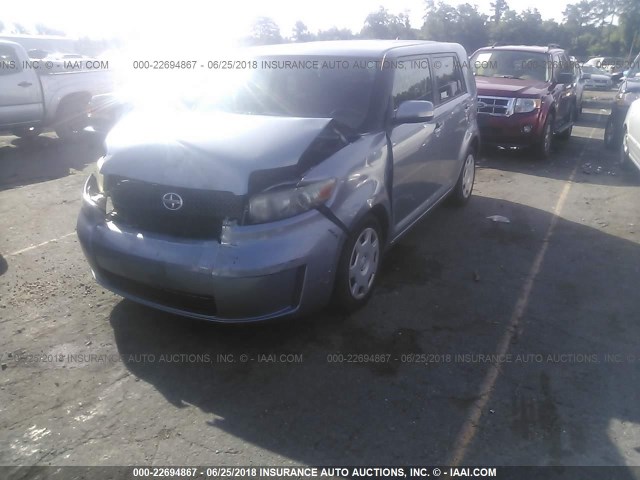 JTLKE50E191081900 - 2009 TOYOTA SCION XB ლურჯი ფოტო 2