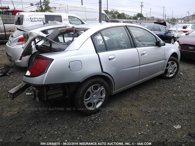 1G8AJ52FX5Z129988 - 2005 SATURN ION LEVEL 2 SILVER photo 4