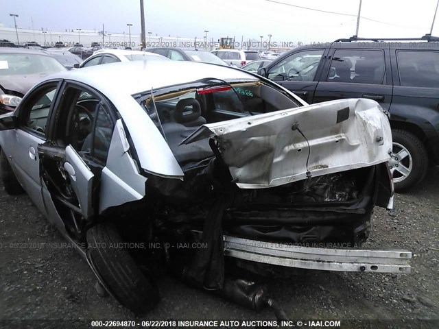 1G8AJ52FX5Z129988 - 2005 SATURN ION LEVEL 2 SILVER photo 6