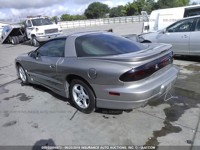 2G2FS22K122161252 - 2002 PONTIAC FIREBIRD Pewter photo 3