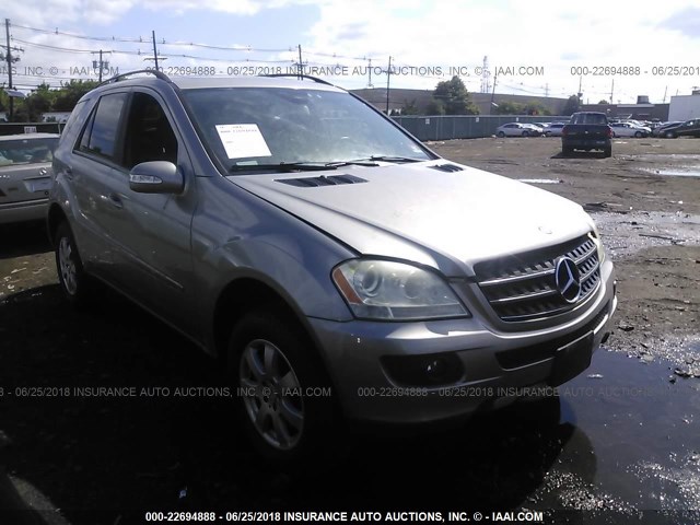 4JGBB86EX7A202459 - 2007 MERCEDES-BENZ ML 350 SILVER photo 1