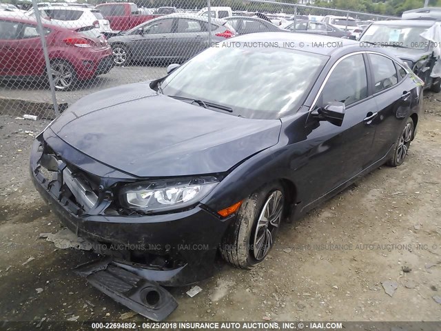 19XFC1F71HE001530 - 2017 HONDA CIVIC EXL 蓝色 照片 2