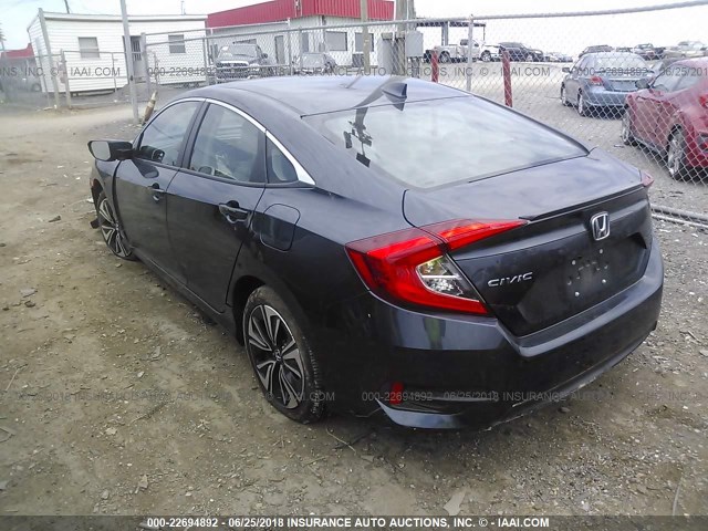 19XFC1F71HE001530 - 2017 HONDA CIVIC EXL 蓝色 照片 3