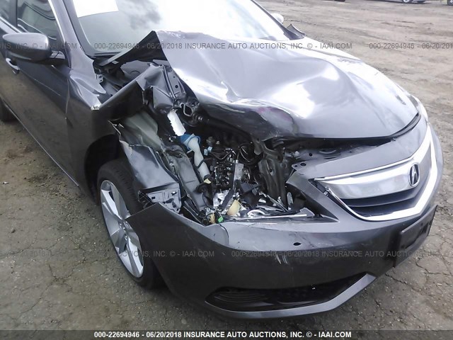 19VDE1F34FE003258 - 2015 ACURA ILX 20 GRAY photo 6