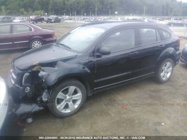 1B3CB3HA6BD118055 - 2011 DODGE CALIBER MAINSTREET BLACK photo 2