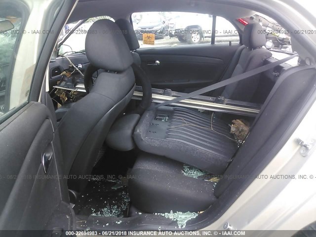 1G1ZC5E02AF199404 - 2010 CHEVROLET MALIBU 1LT ოქროსფერი ფოტო 8