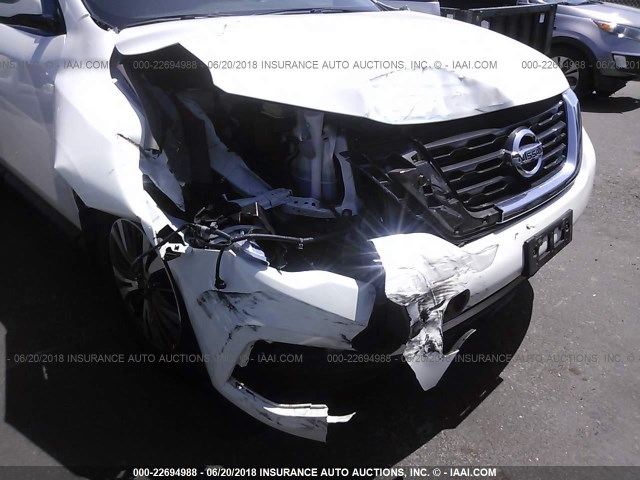5N1DR2MN4HC683741 - 2017 NISSAN PATHFINDER S/SV/SL/PLATINUM WHITE photo 6