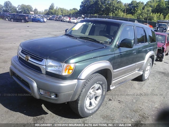 JT3HN87R619054153 - 2001 TOYOTA 4RUNNER LIMITED GREEN photo 2