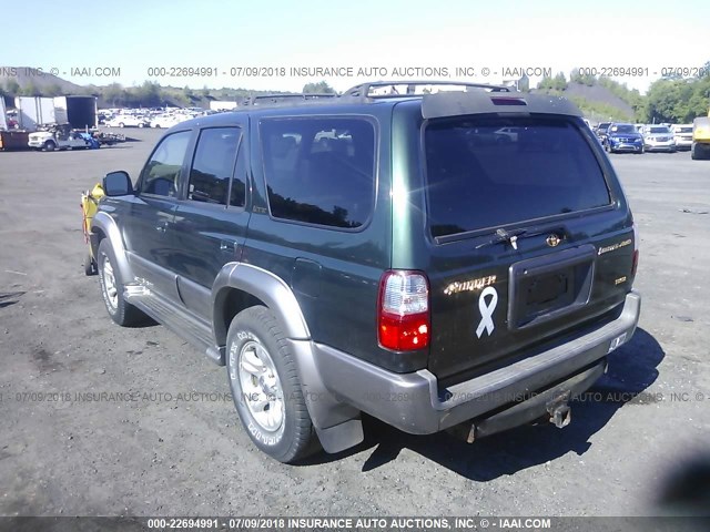 JT3HN87R619054153 - 2001 TOYOTA 4RUNNER LIMITED GREEN photo 3