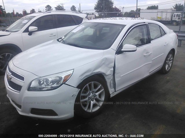 1G11C5SA5DF201676 - 2013 CHEVROLET MALIBU 1LT 白色 照片 2