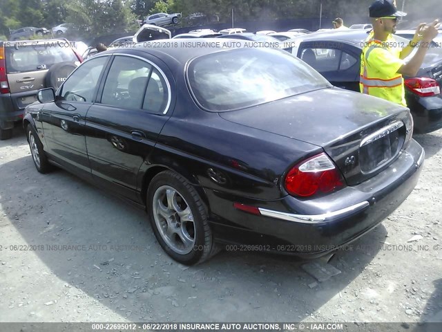 SAJDA01D5YGL05224 - 2000 JAGUAR S-TYPE BLACK photo 3