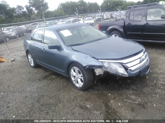 3FAHP0HA7CR206972 - 2012 FORD FUSION SE Mavi fotoğraf 1