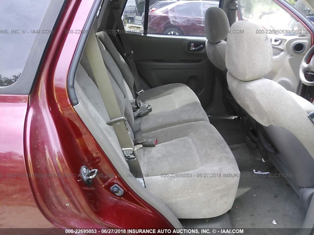 KM8SC13D04U779625 - 2004 HYUNDAI SANTA FE GLS/LX MAROON photo 8