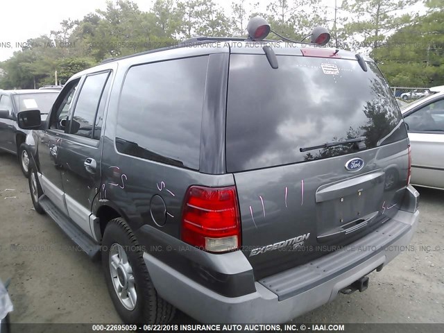 1FMFU16W23LB41831 - 2003 FORD EXPEDITION XLT GRAY photo 3